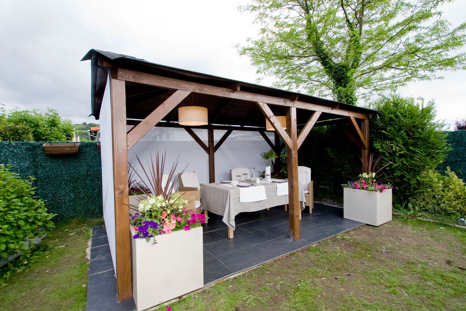 305 pergola de madera xl