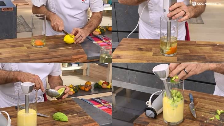 mayonesa aguacate pasos