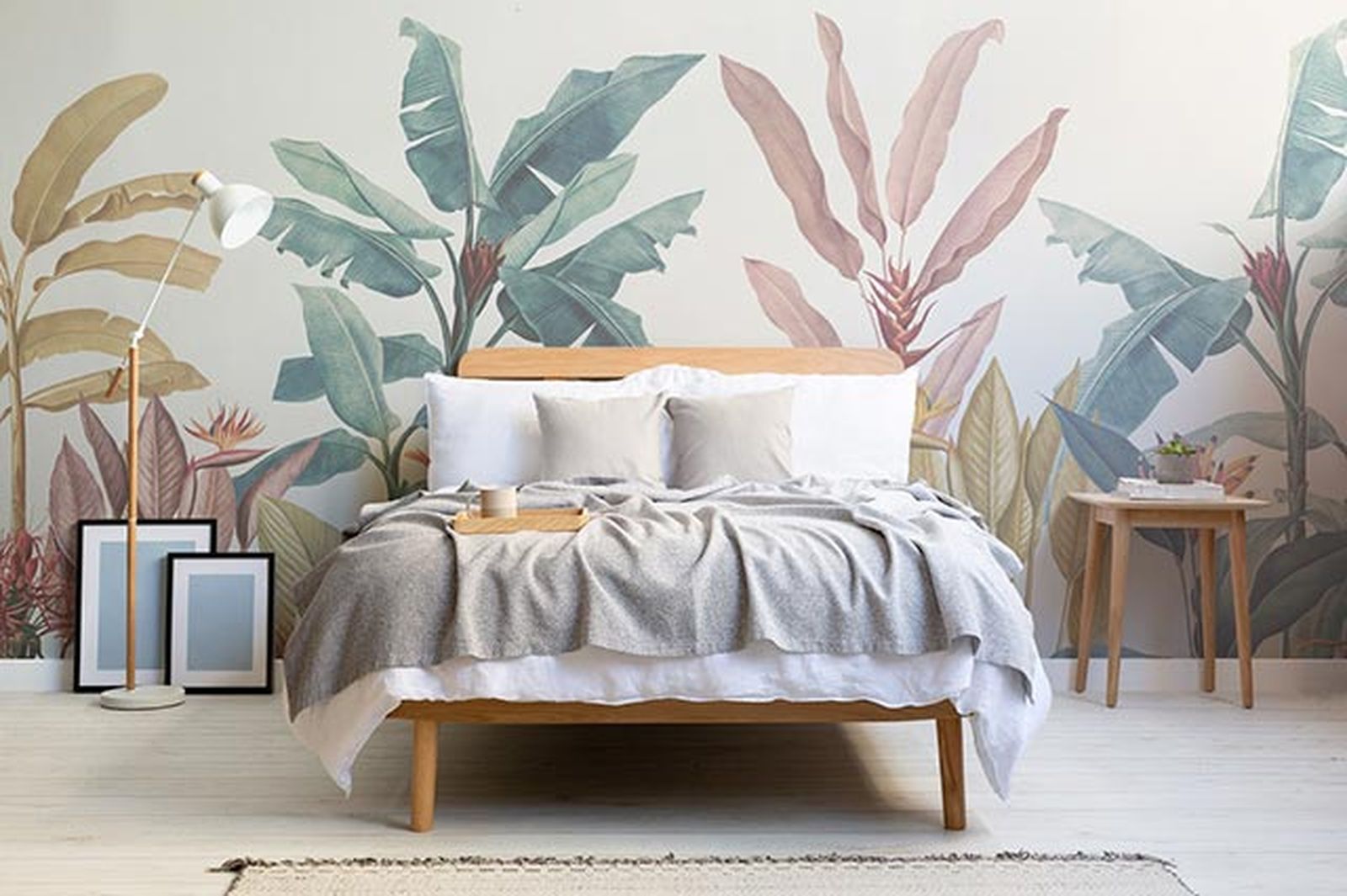 Ideas para renovar el dormitorio con papel pintado 12