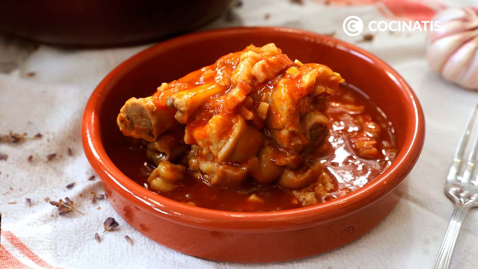 Receta de manitas de cerdo