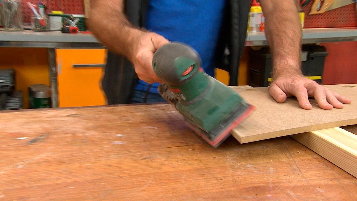 Árbol de Navidad de madera desmontable paso 5