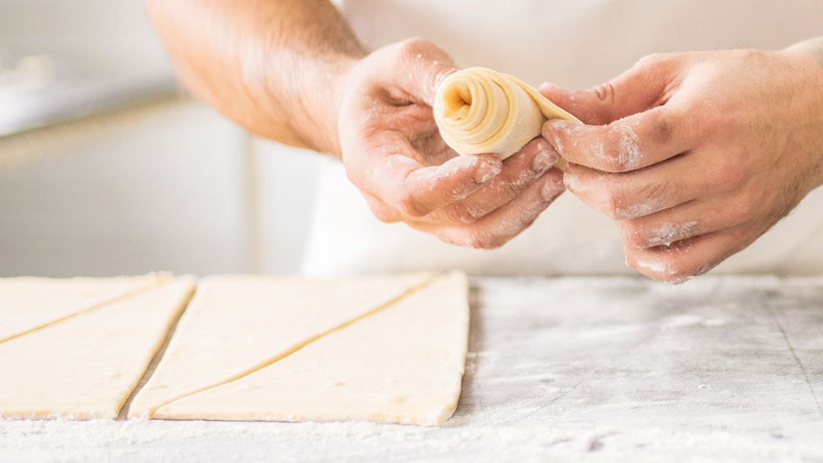 cocina recetas dar forma croissants cruasanes caseros