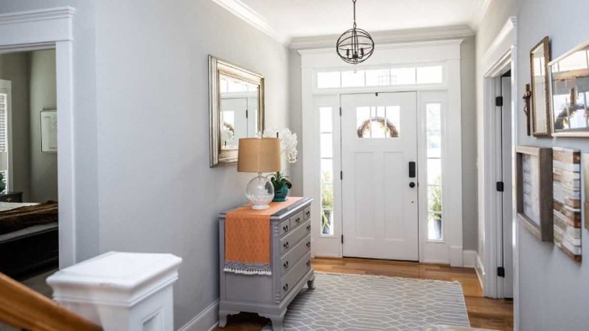 crear ambiente agradable para vender casa entrada