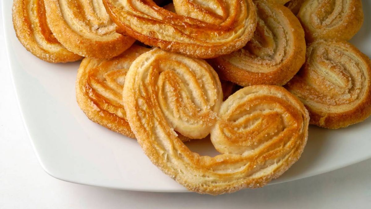 palmeritas de hojaldre receta