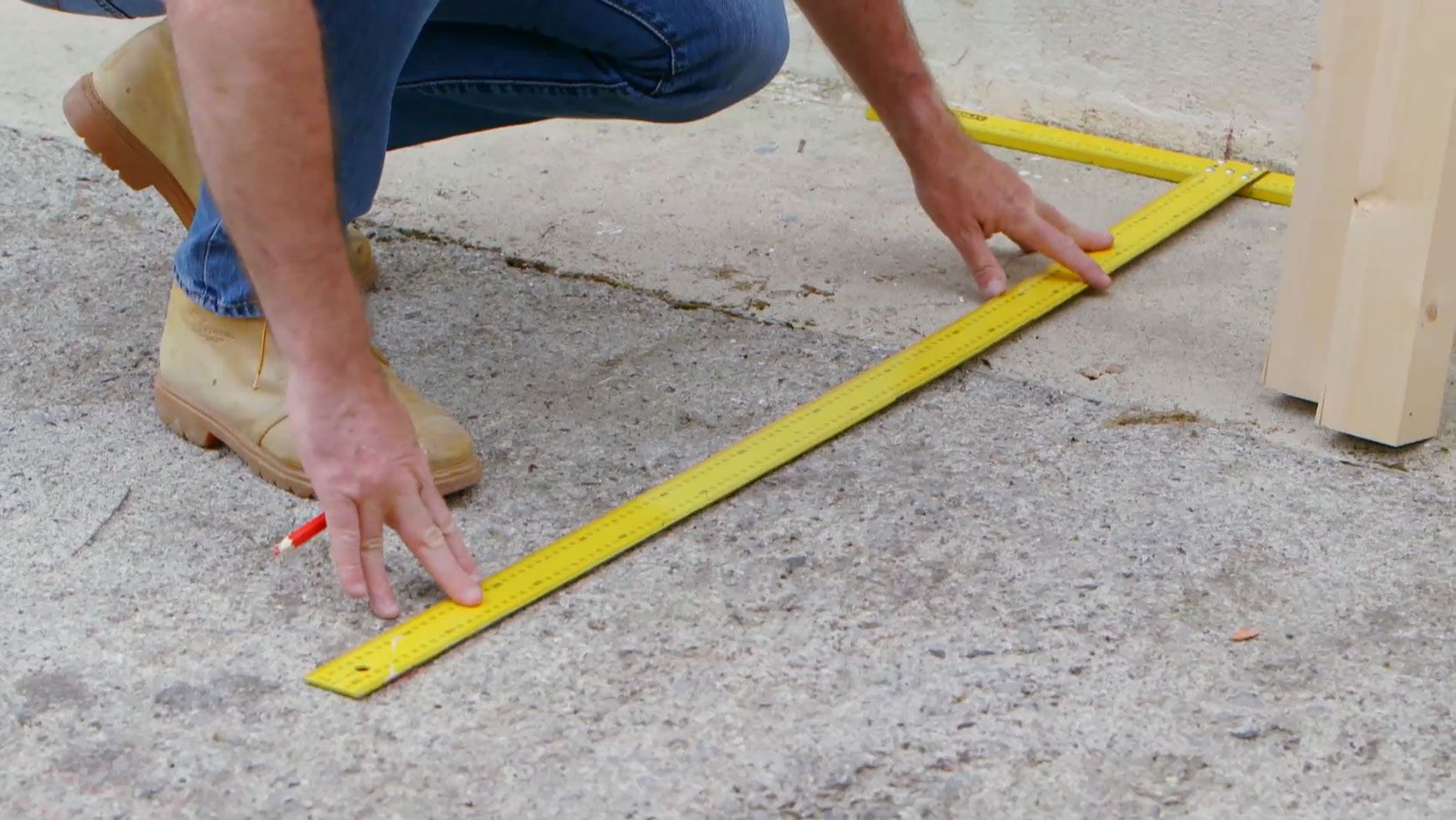 Cómo hacer una cubierta de exterior paso 1