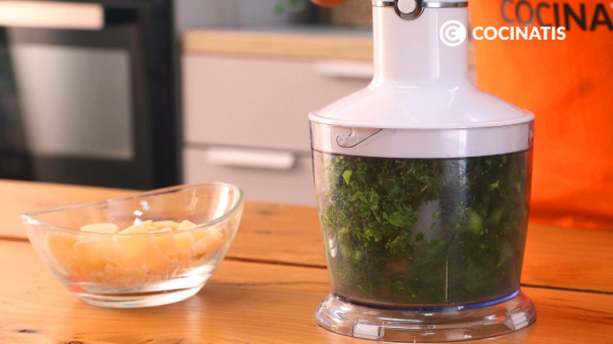 CTIS0421 receta tostada de pesto kale paso 1