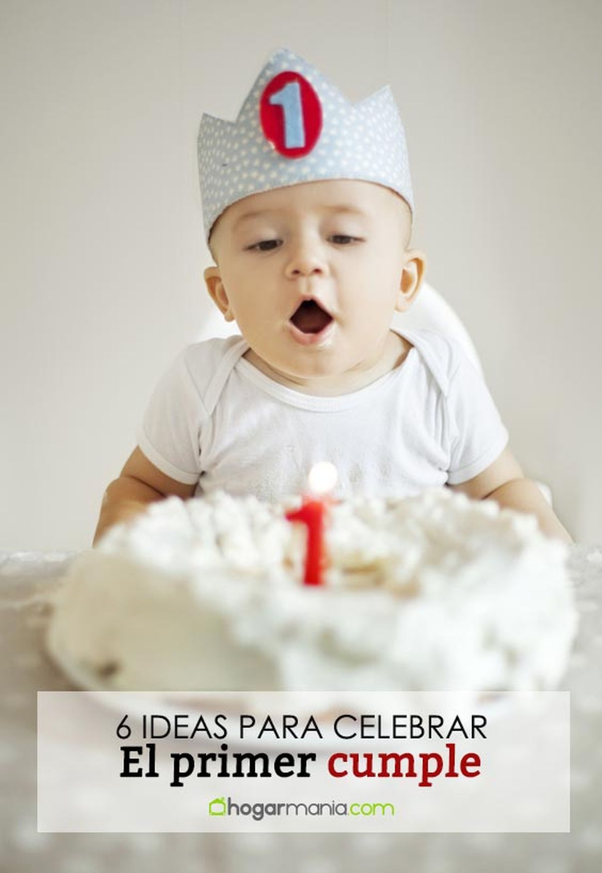 6 Ideas originales para celebrar el primer cumple  de tu bebe pin