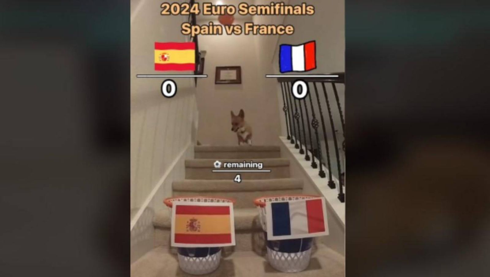 Para acertar los pronósticos emplea los siguientes elementos: un balón y dos canastas