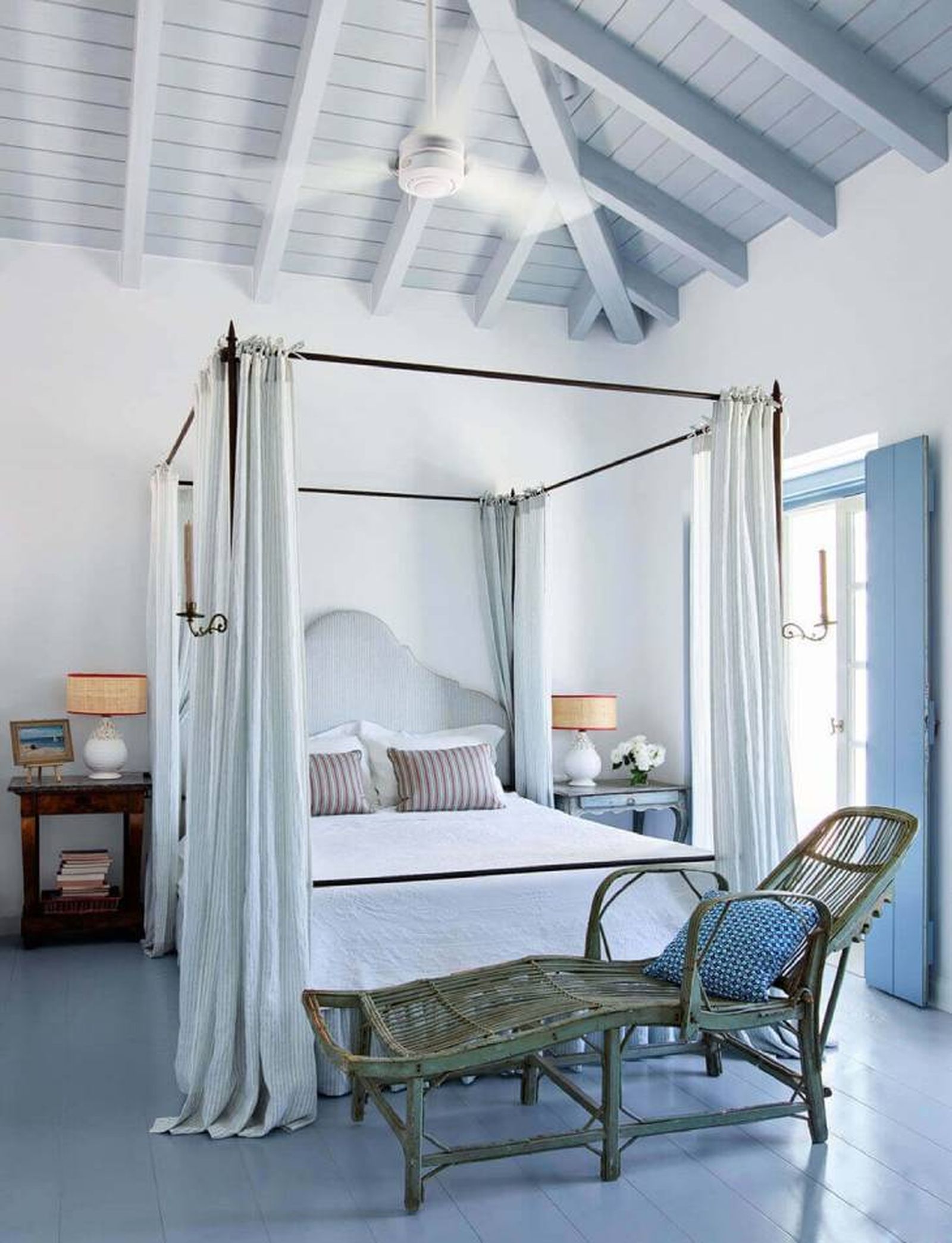 Dormitorio de la casa Agua Marina House.