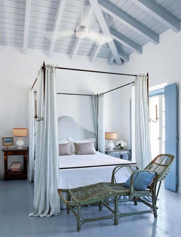 Dormitorio de la casa Agua Marina House.