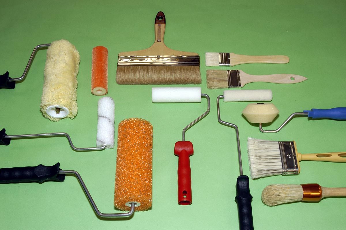 Rodillos de espuma y pelo