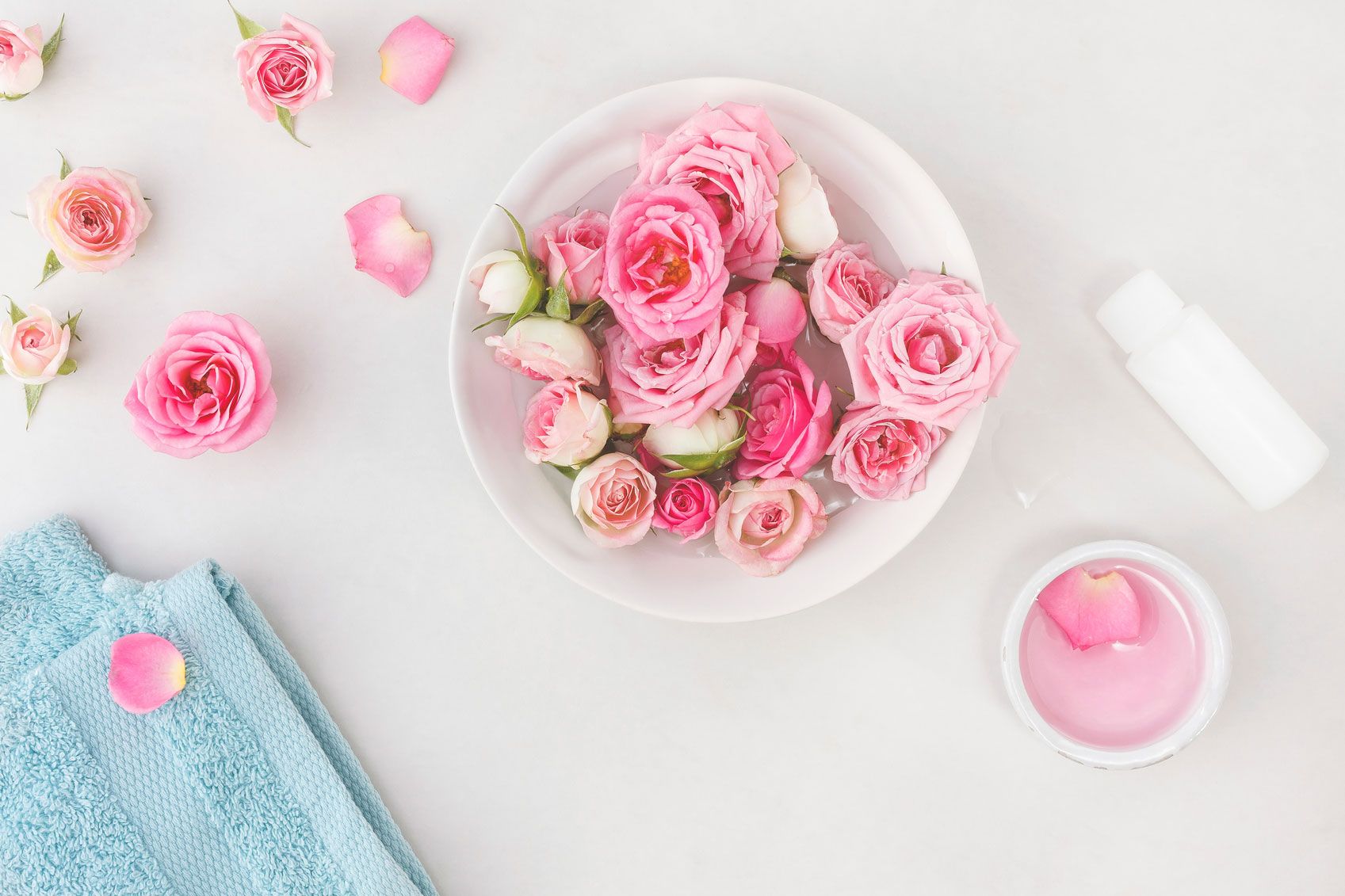 Ideas para que el baño parezca un spa   flores