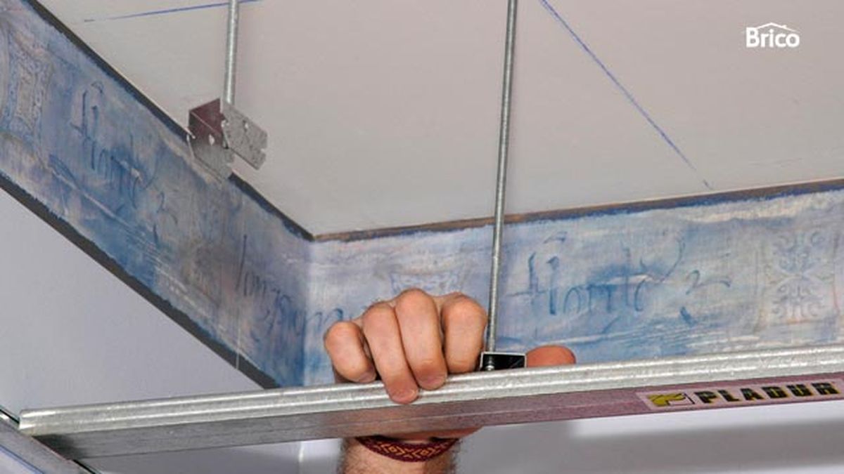 Techo de yeso laminado paso 9