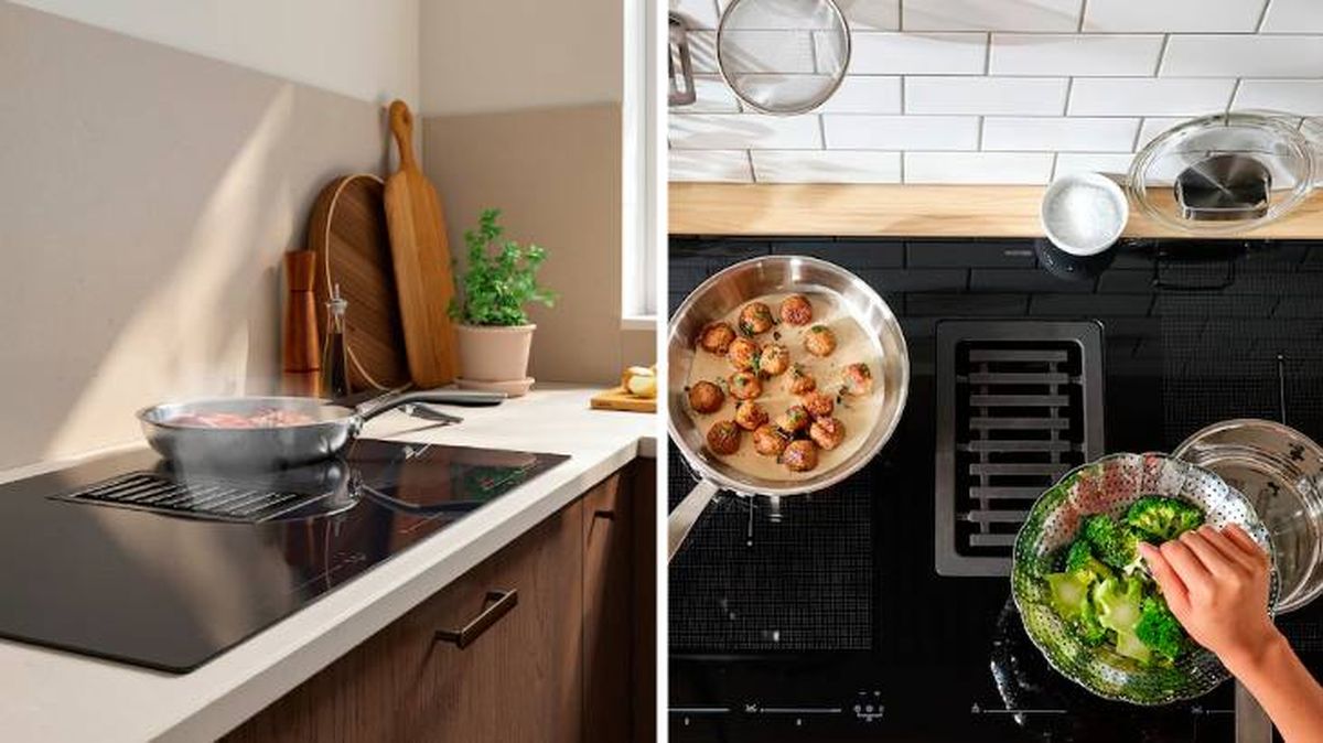 placas de inducción con extractor 1