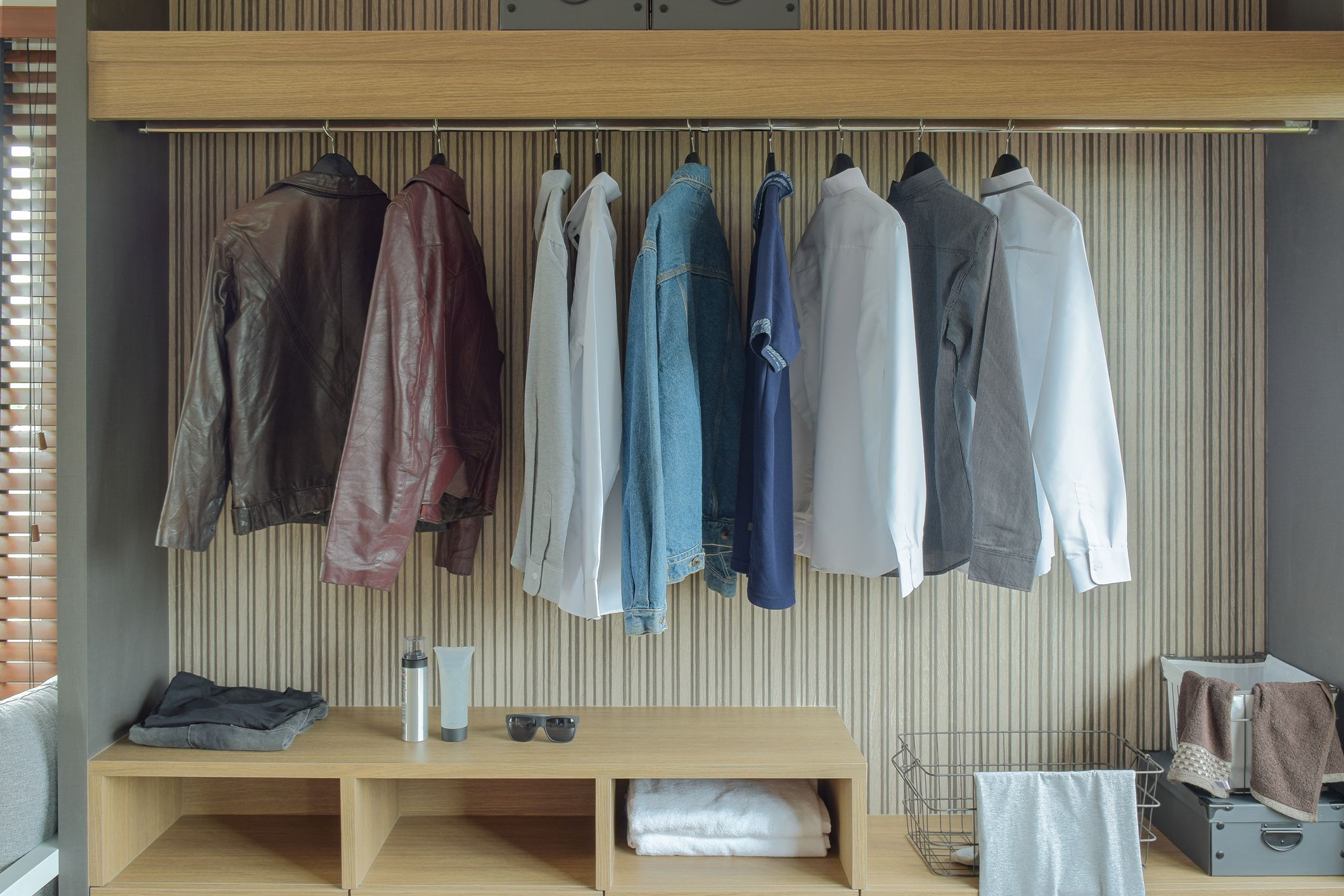 ropa ordenada hombre