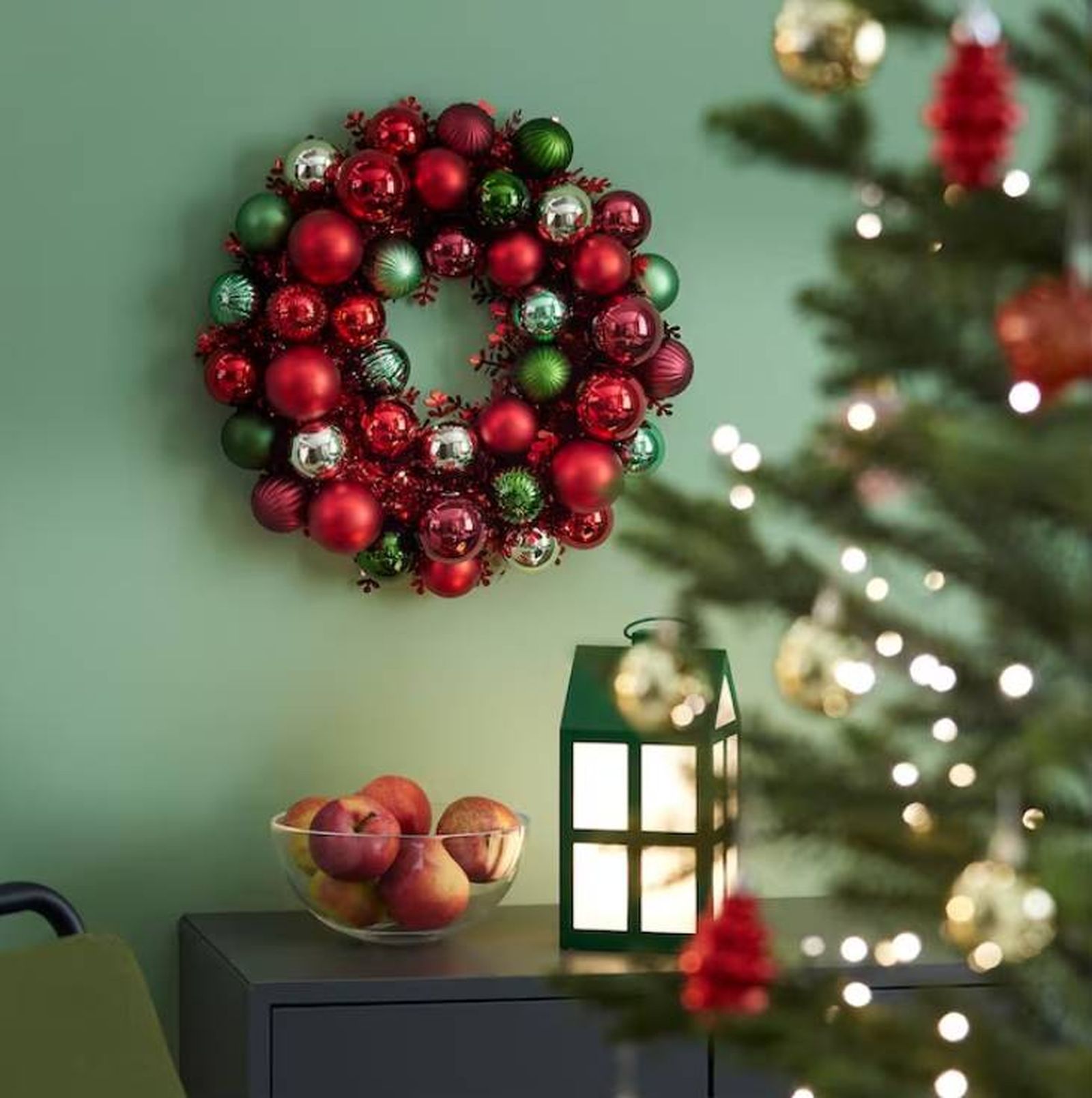 corona navidad ikea