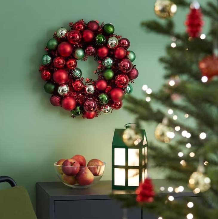 corona navidad ikea