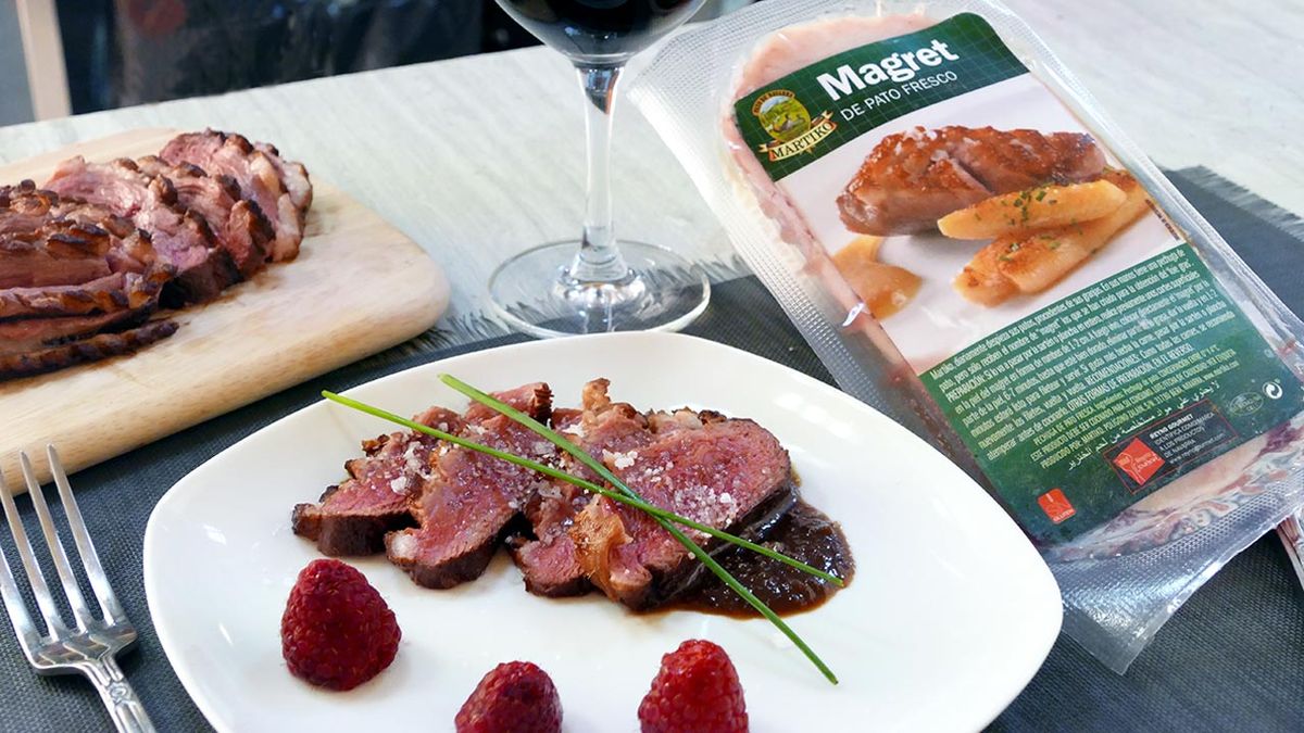 Receta de magret a la plancha con miel