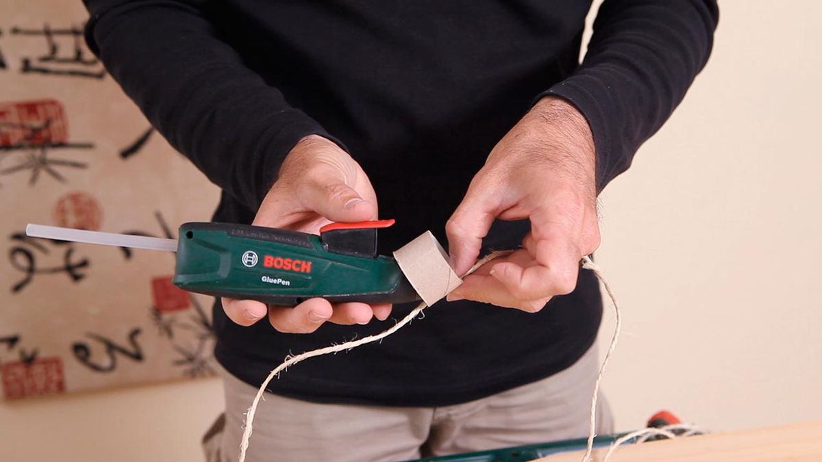 Hacer servilleteros de cuerda paso 4