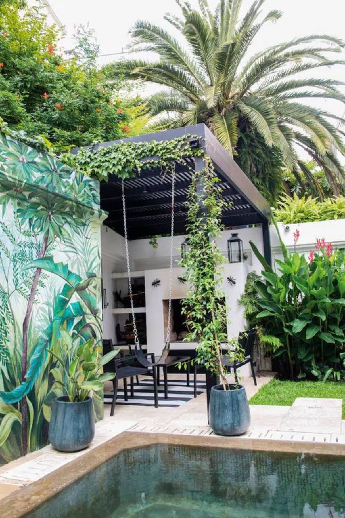 jardin grande plantas altas pinterest