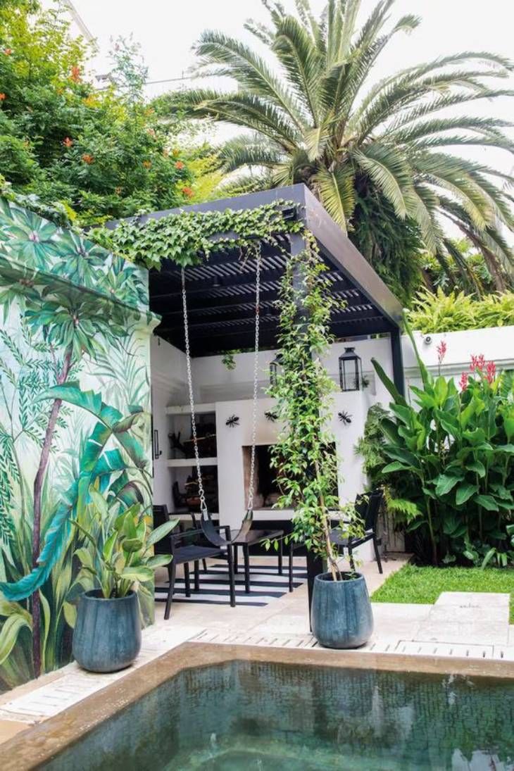 jardin grande plantas altas pinterest