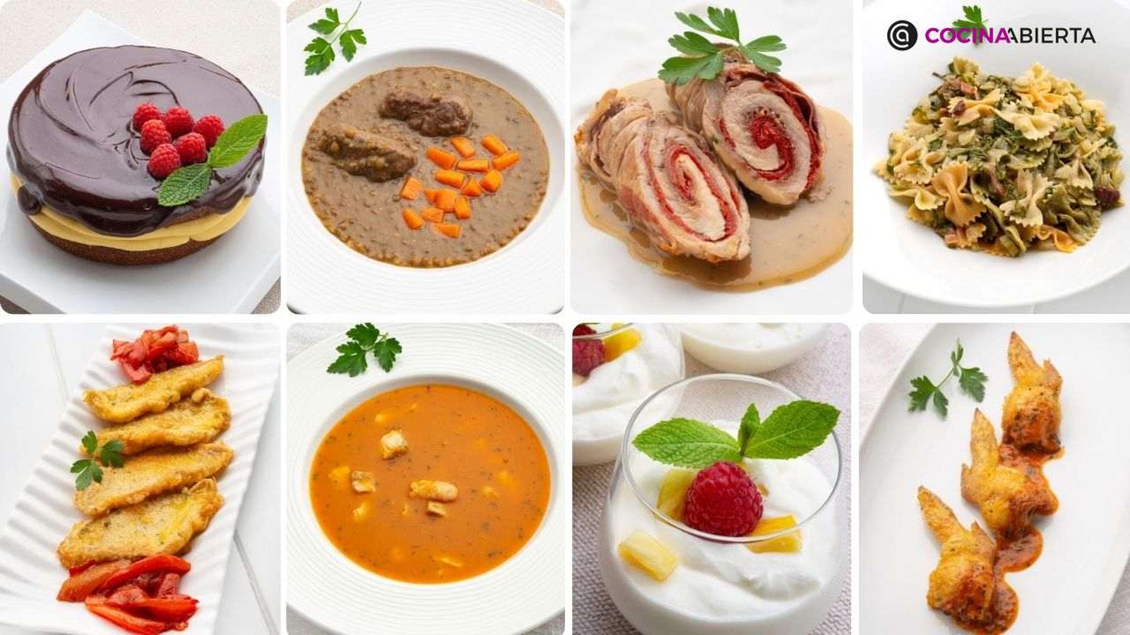 Organiza tus comidas con este menú semanal de recetas sanas y deliciosas