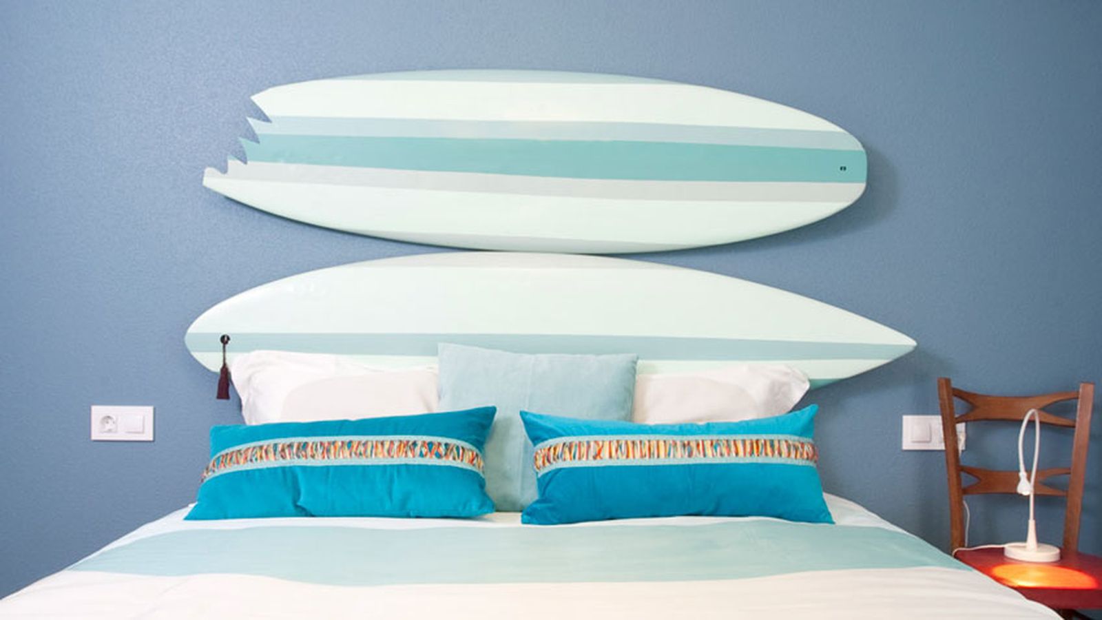 Hacer un cabecero con tablas de surf