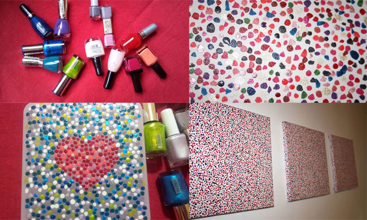 decorar con esmaltes unas