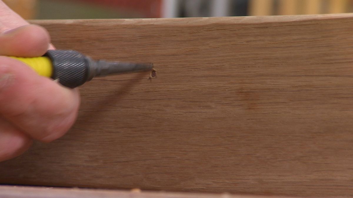 Mesa con revestimiento porcelánico paso 4