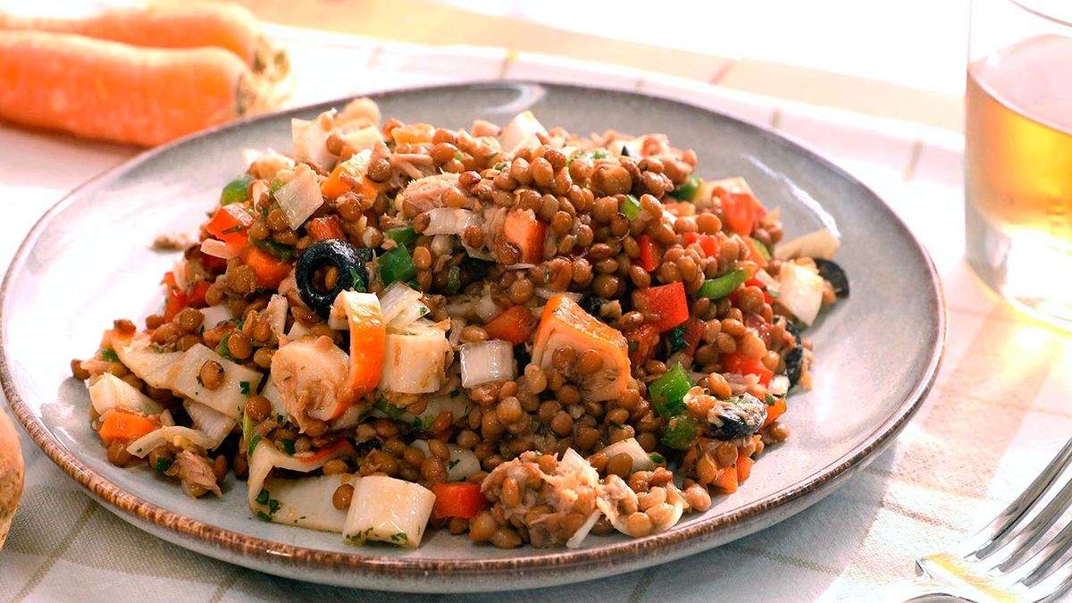 Ensalada de lentejas