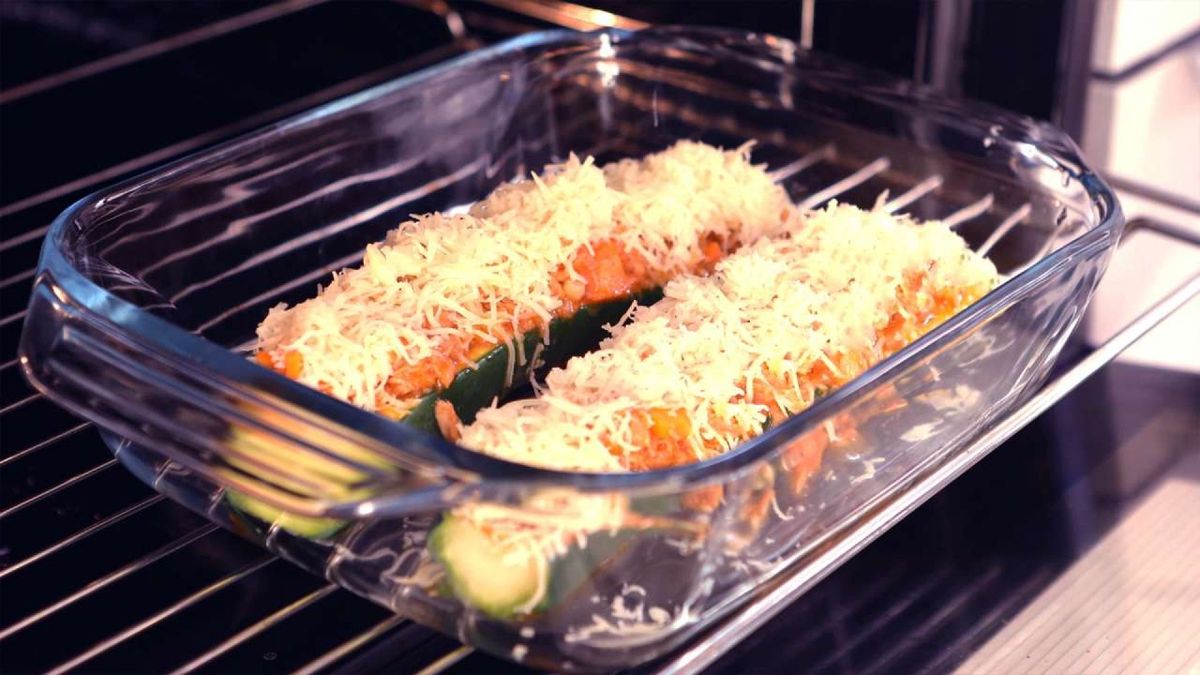 Calabacines rellenos de atún   Paso 8