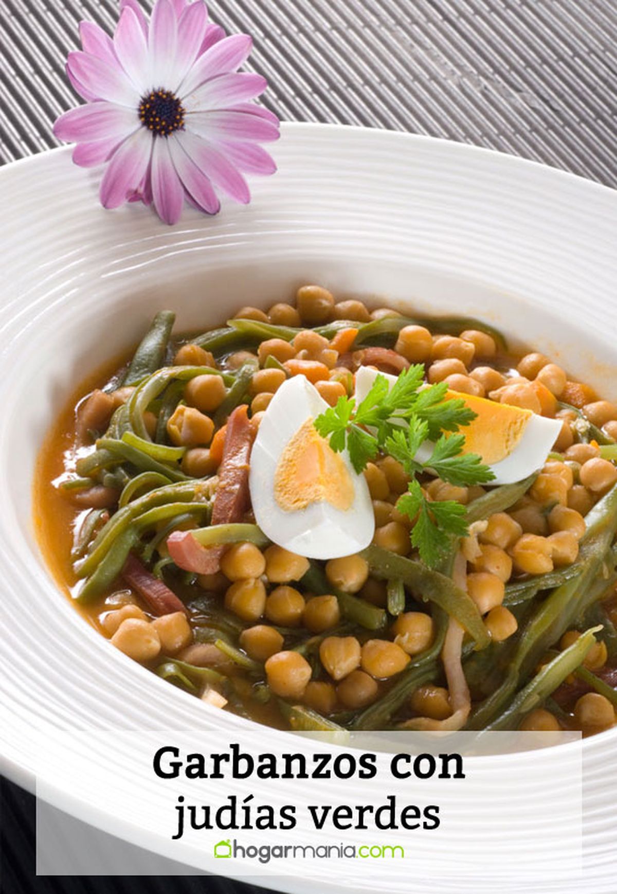 garbanzos judias verdes pin