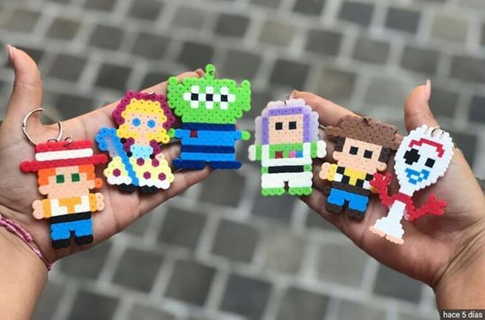 manualidades hama beads toy story