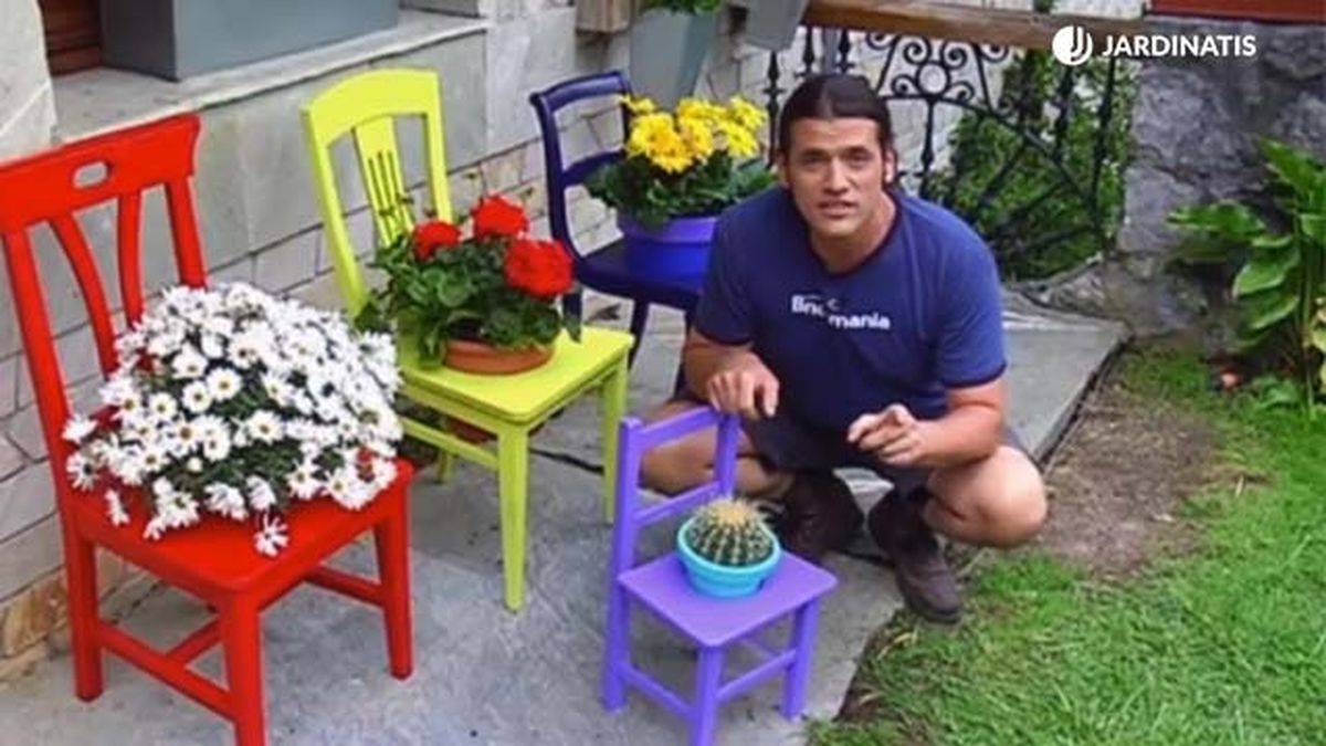 reciclar silla en macetero xl brico jardin 759