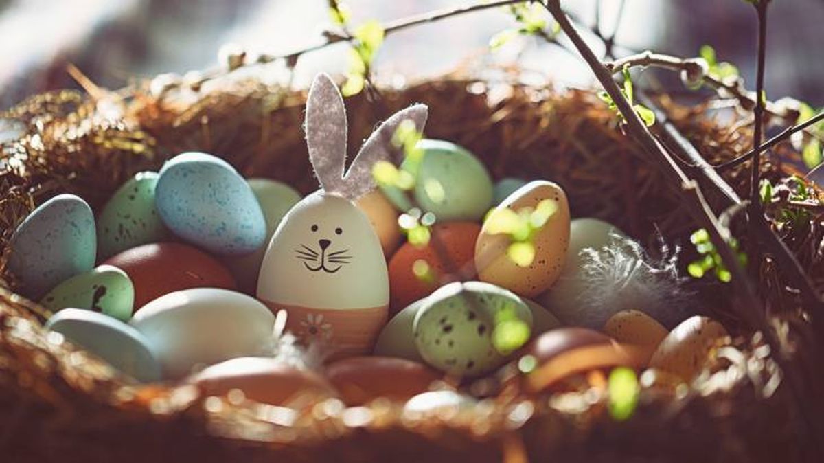 origen conejo de pascua huevos