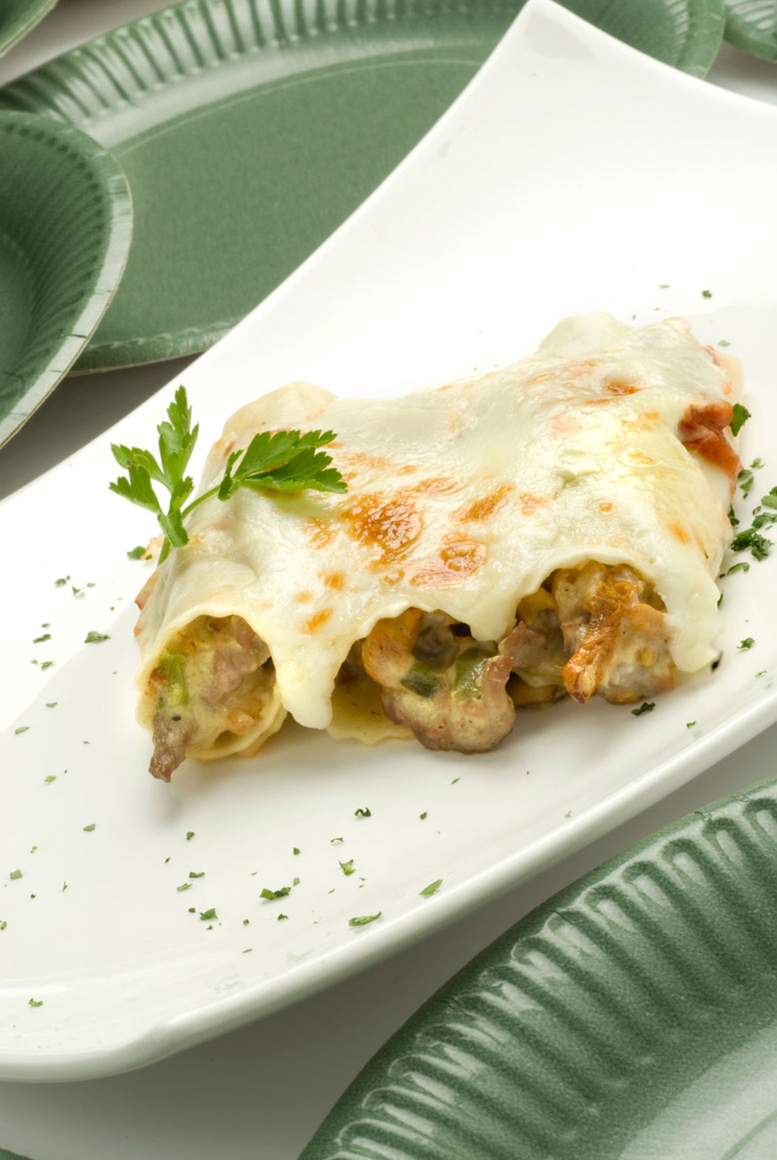 Canelones de setas