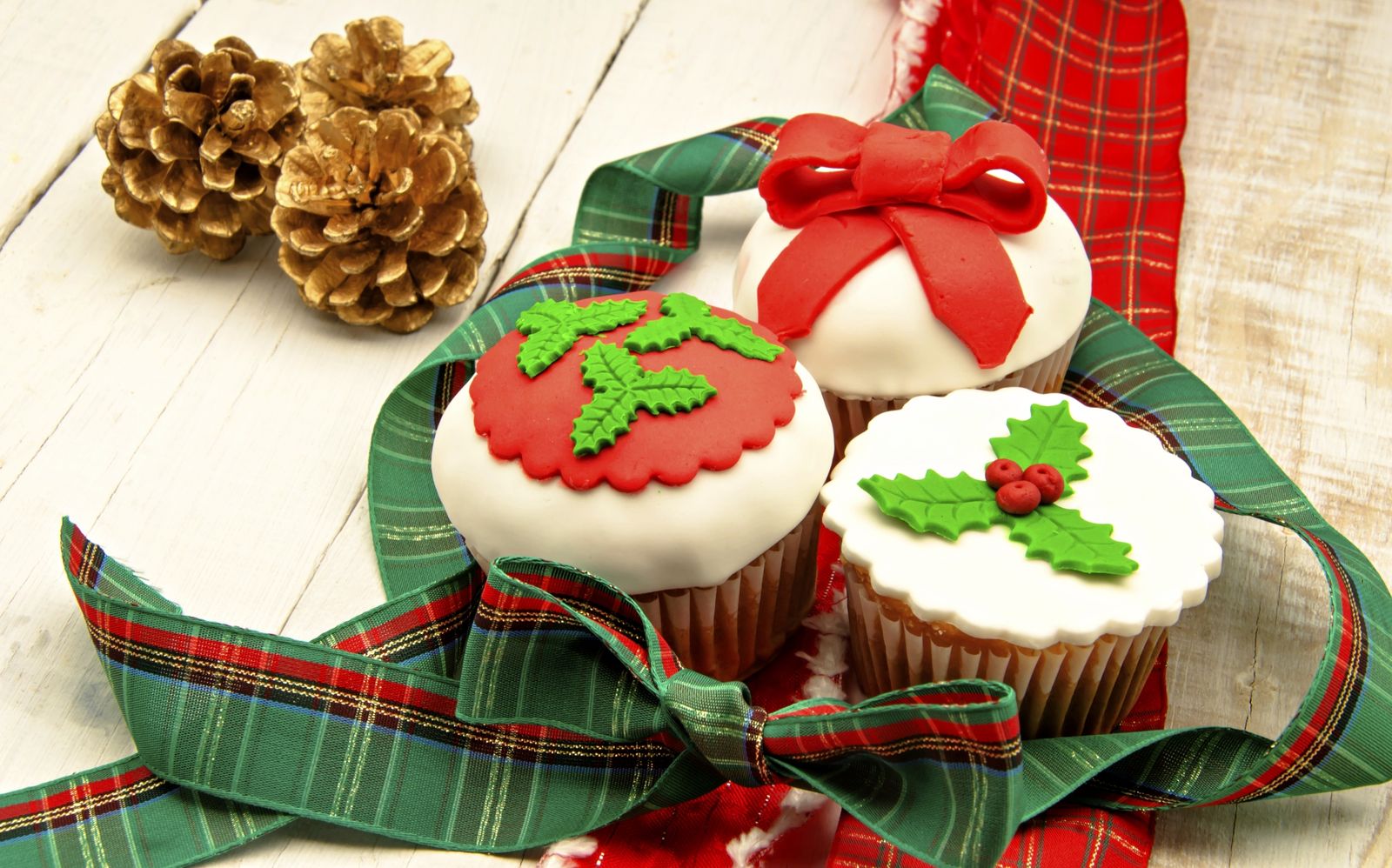 Ideas para decorar cupcakes de Navidad