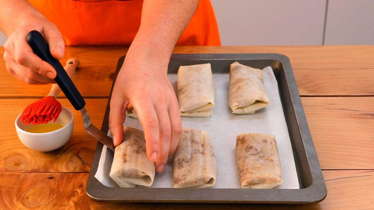 Receta de strudel de manzana   Paso 6