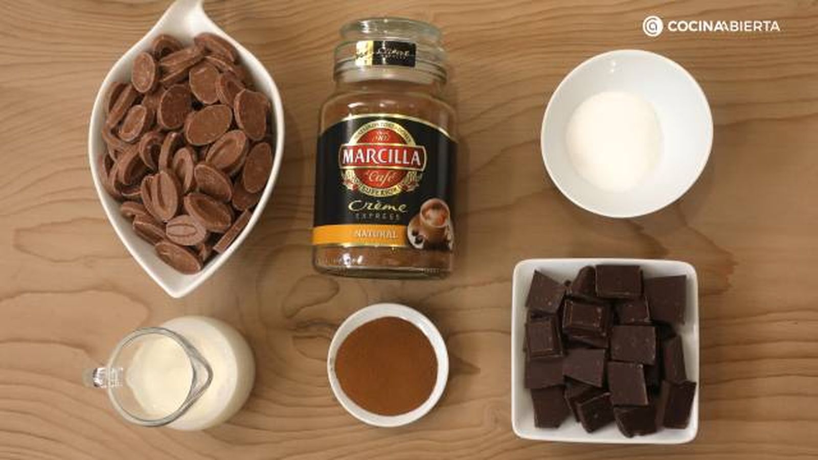 MARCILLA Bombones cafe ingredientes