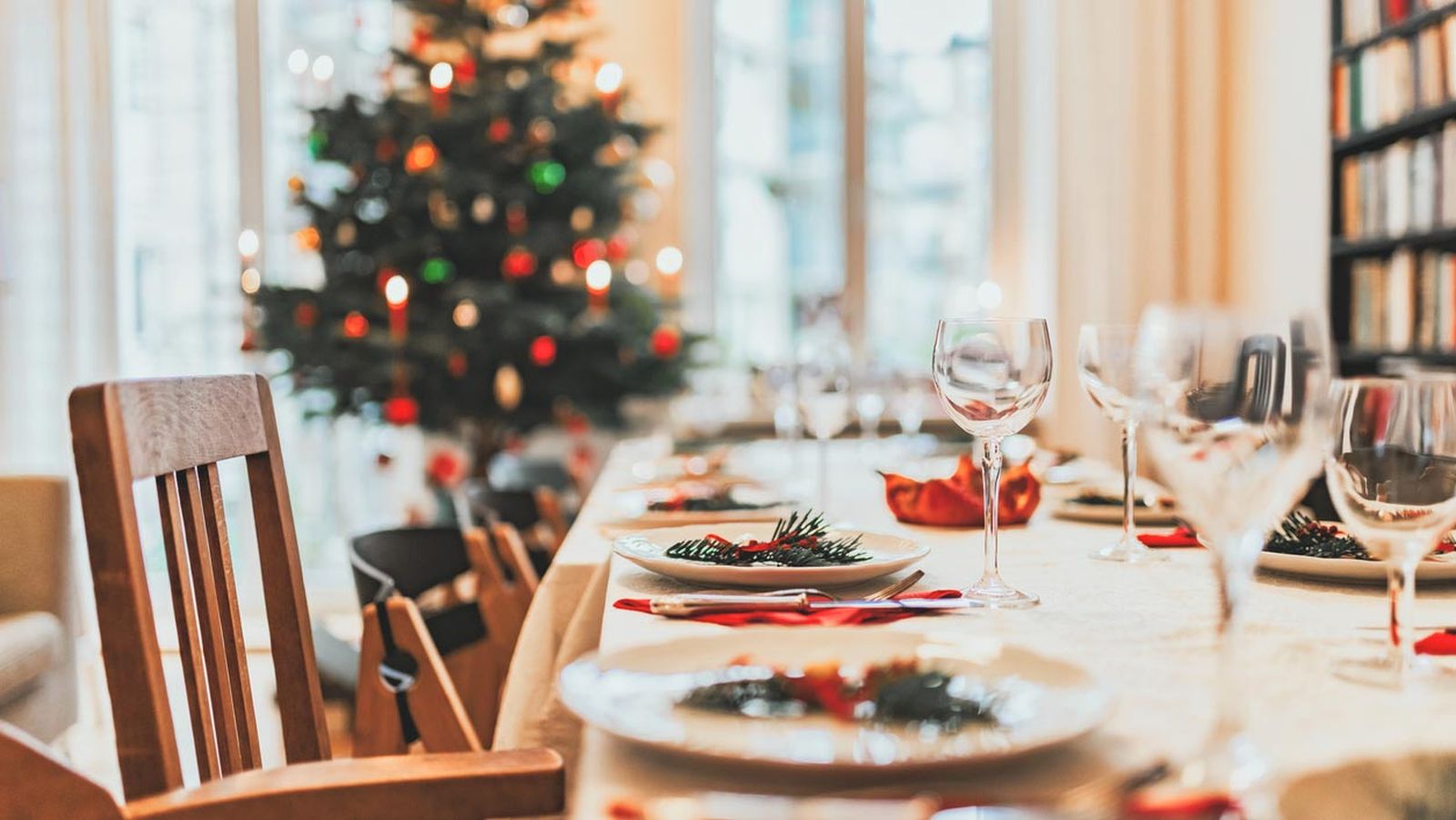 donde colocar arbol navidad comedor