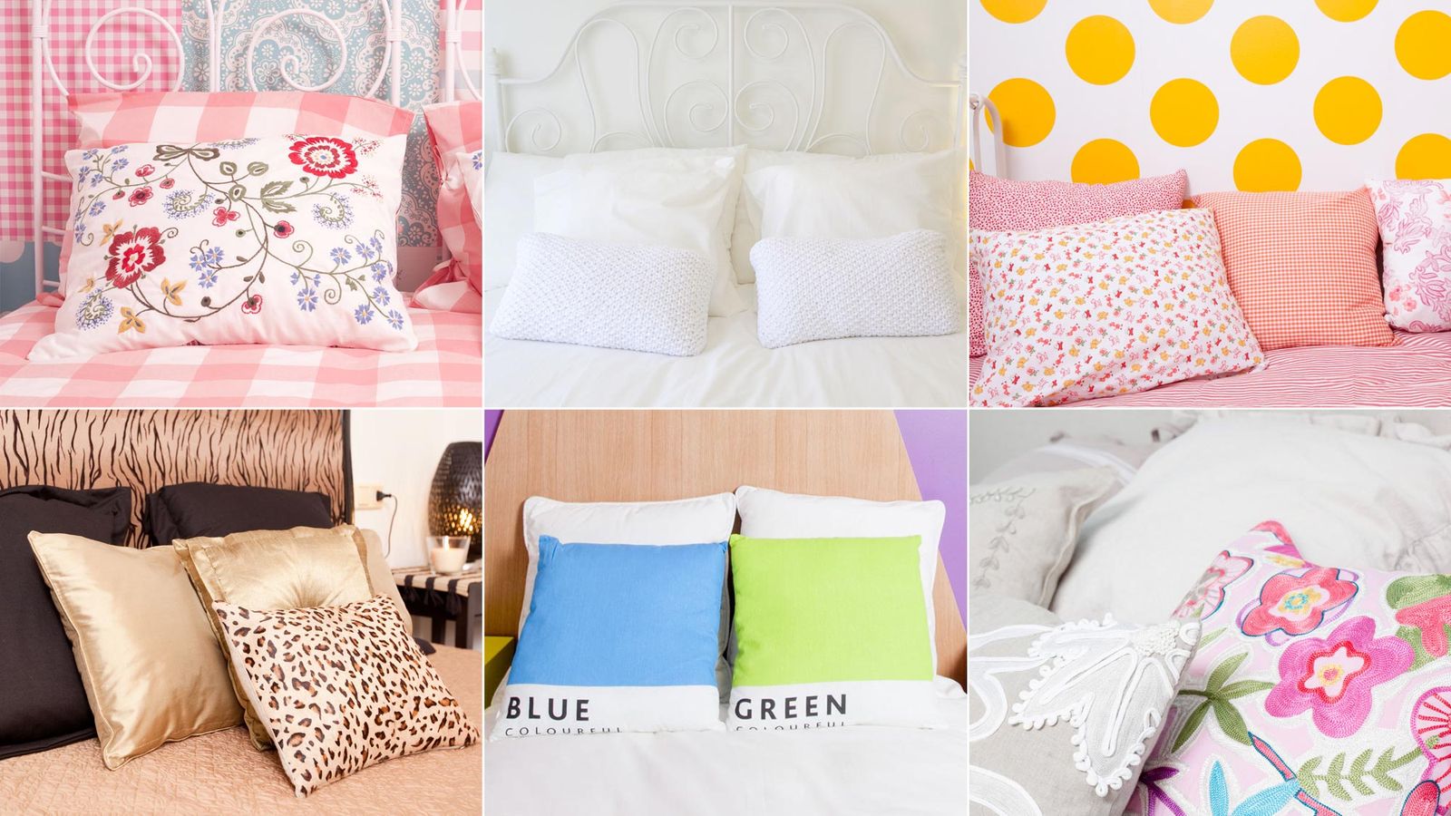 Cojines para decorar el dormitorio