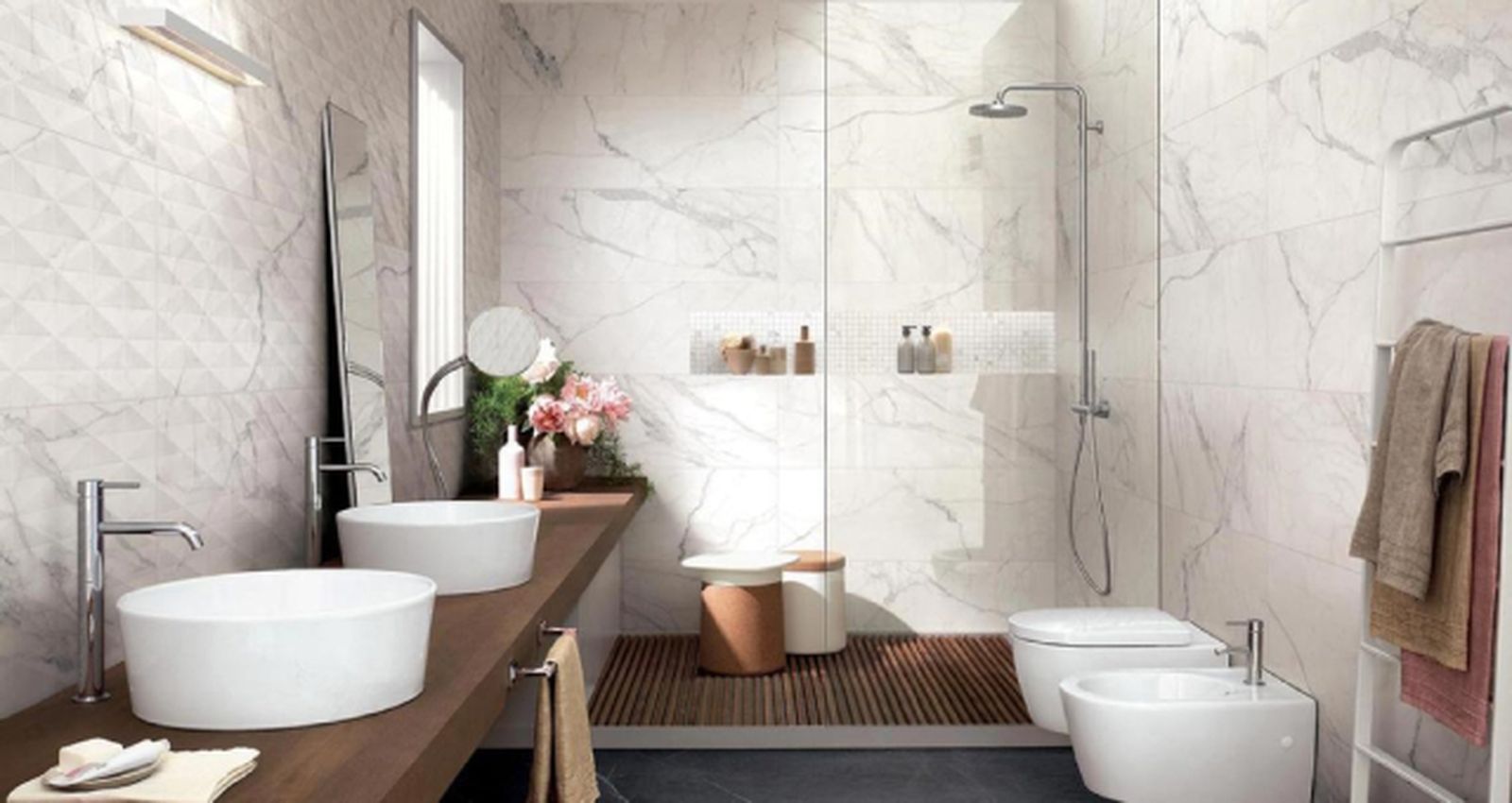Azulejos para el baño descubre las tendencias que triunfan en 2023 10