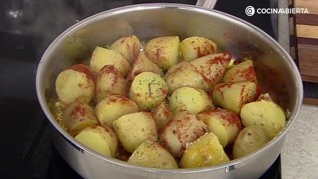 KARL6871 bacalao con fritata y patatas paso 3