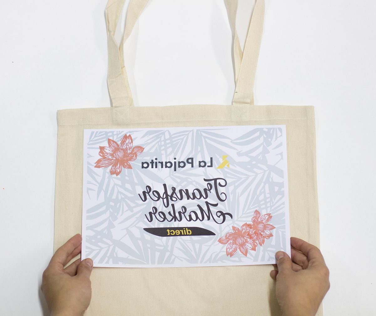 rotulador trasnferencias imagenes transfer marker paso1