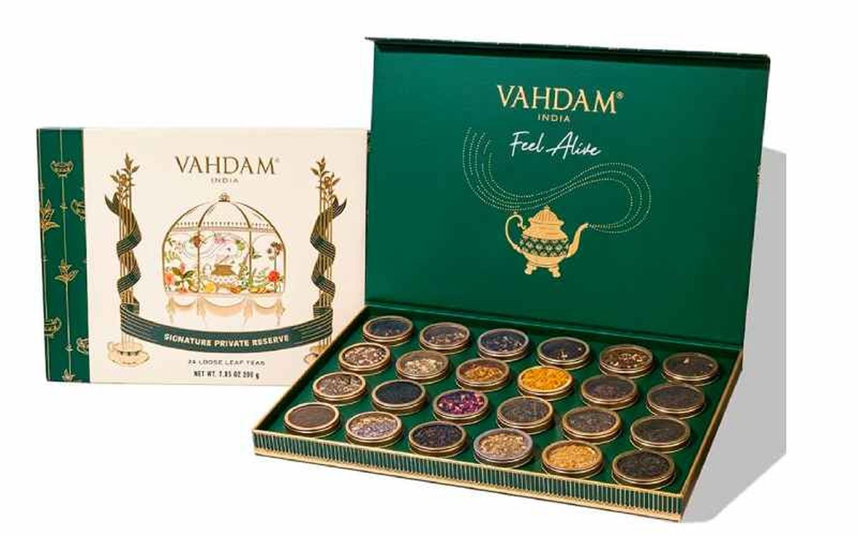 Calendario de Adviento de tés