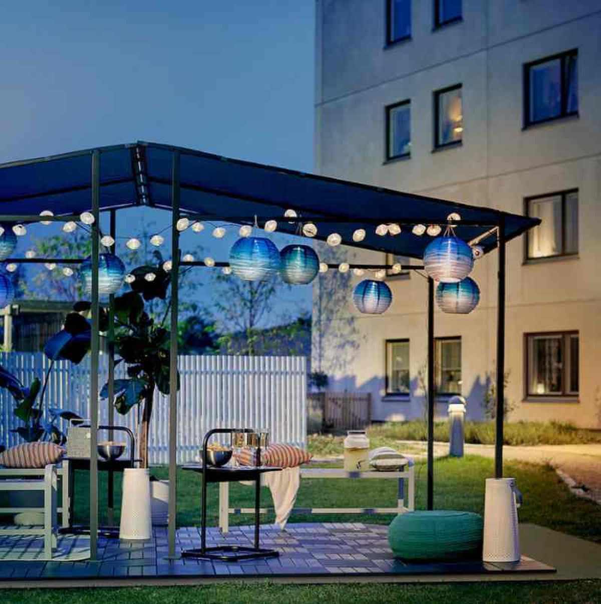 Cenador GUNNÖN en el jardín