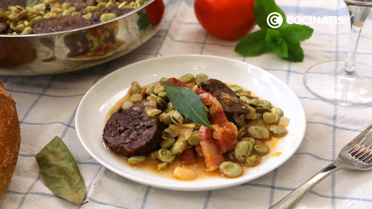 Receta de habas a la catalana  paso 7