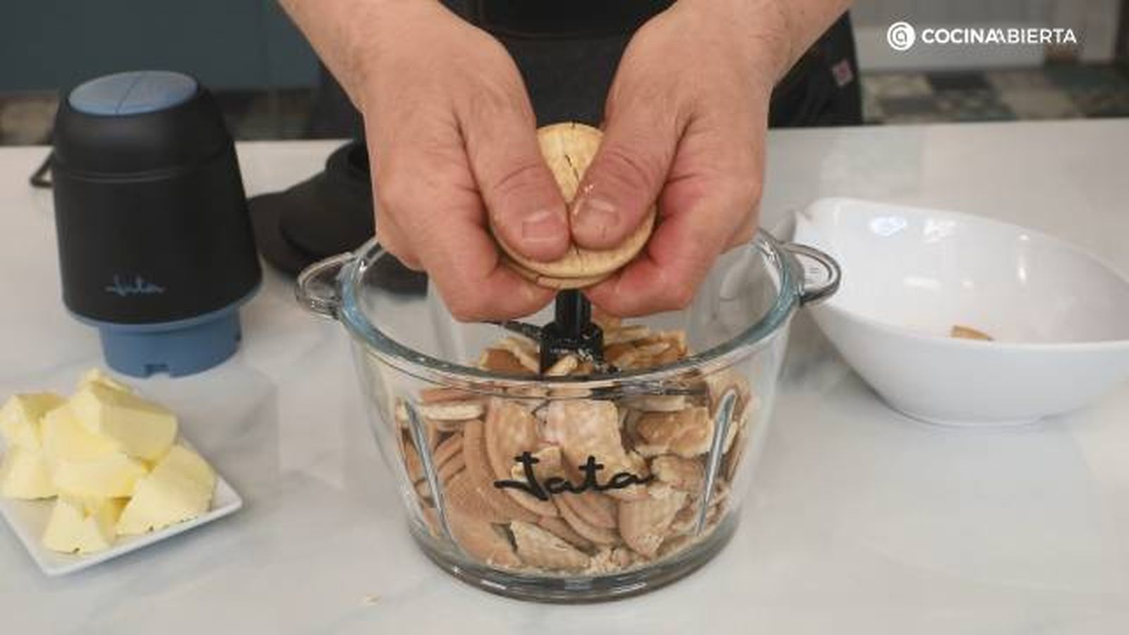 JATA Tarta queso arandanos paso 1