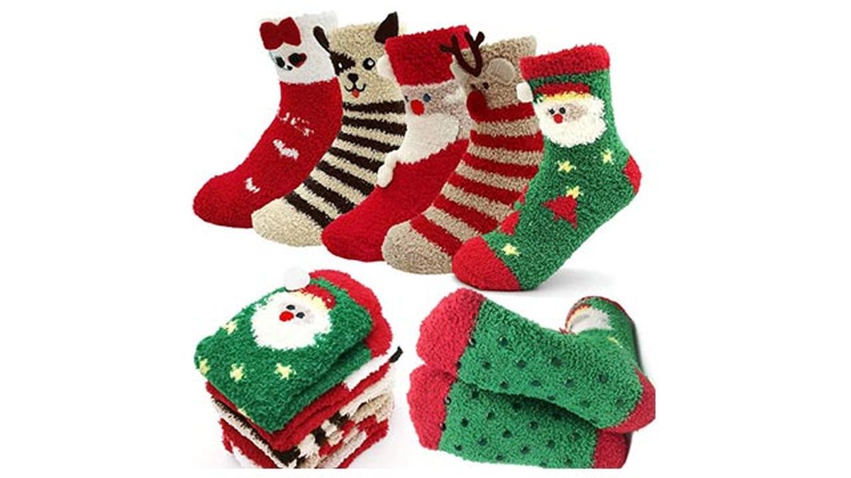 5 calcetines calentitos y divertidos de amazon con los que disfrutar esta navidad izoel