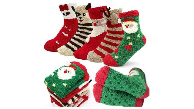5 calcetines calentitos y divertidos de amazon con los que disfrutar esta navidad izoel